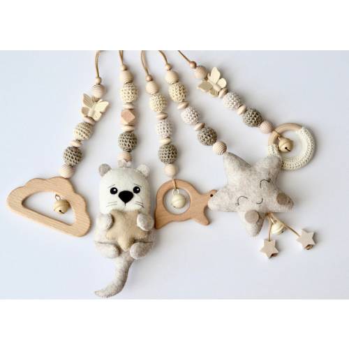 Play arch pendant otter star cloud