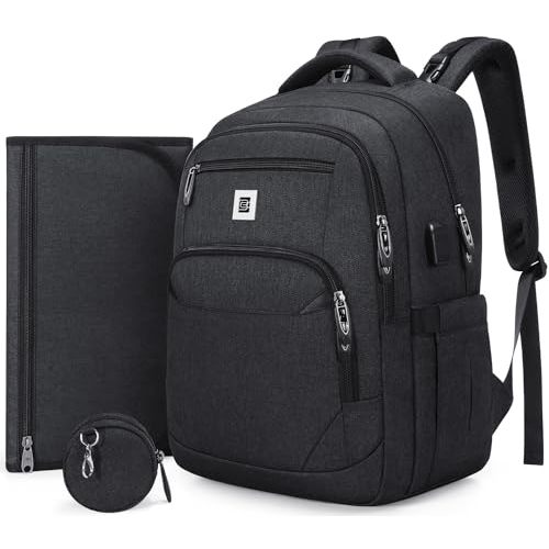 Diaper Bag Backpack, Multi function Baby Bag with Portable Changing Pad, Pacifier Holder,Waterproof Diaper Bags with USB Charging Port,Baby Essentials Perfect Baby Shower Gifts for Mom, Dad, Newborn