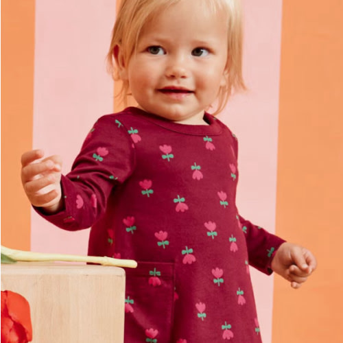 Baby Holiday Long Sleeve Pocket Dress & Leggings Set | Hanna Andersson