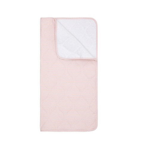 Oxford Stripe Waterproof Toddler Bed Pad