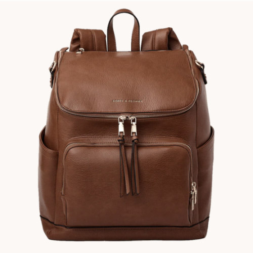 Lullaby Diaper Backpack Chestnut | Poppy and Peonies – www.poppyandpeonies-us.com