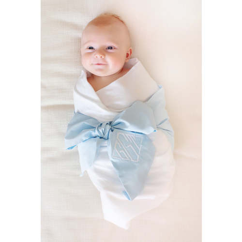 Bow Swaddle ® - Buckhead Blue