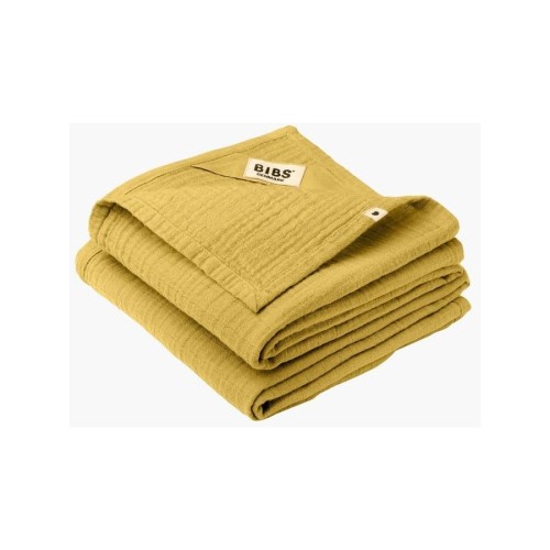 BIBS Muslin Cloth Set - Mustard