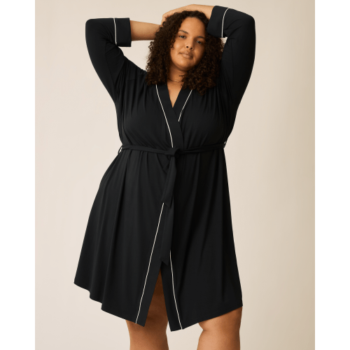 Clea Bamboo Robe | Black – Kindred Bravely