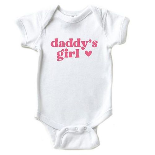 Daddy's Girl Heart Baby Bodysuit
