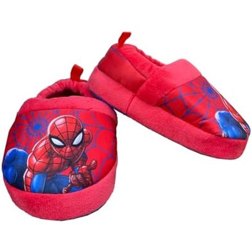 Spider-Man Toddler Boys Plush Aline Slippers