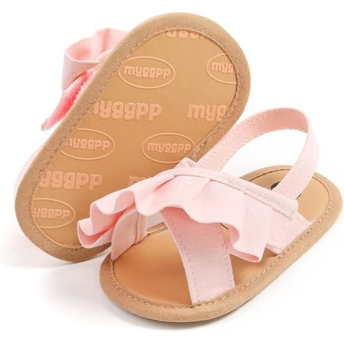RVROVIC Baby Boys Girls Sandals Premium Soft Anti-Slip Rubber Sole Infant Summer Outdoor Shoes Toddler First Walkers