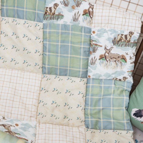 Organic Cotton Baby Quilt | Autumn Hunt