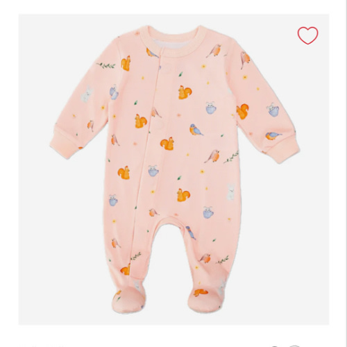 Pyjama Magnétique Oiseaux Prématuré-12mois – CLÉMENT