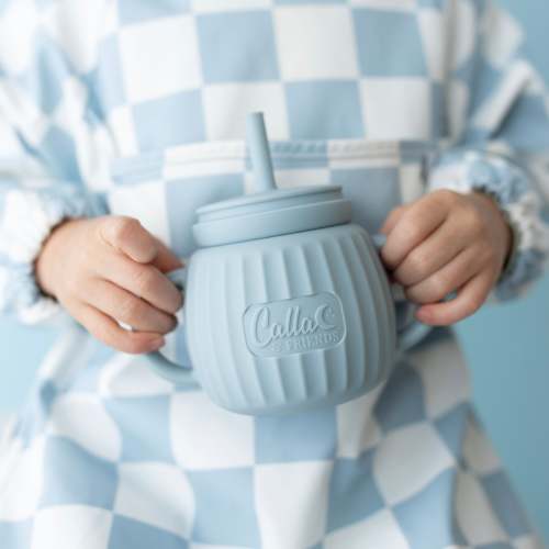 Silicone Spill-Proof Straw Cup for Toddlers | Calla and Friends