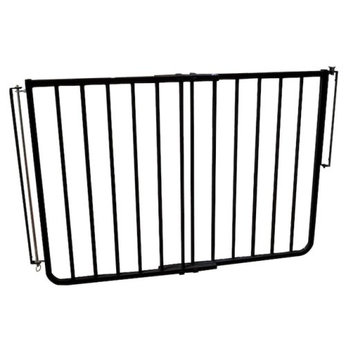 Cardinal Gates Stairway Special Safety Gate 42.5-in x 29.5-in Hardware Mounted Black Metal Safety Gate SS30-BK at Lowes.com