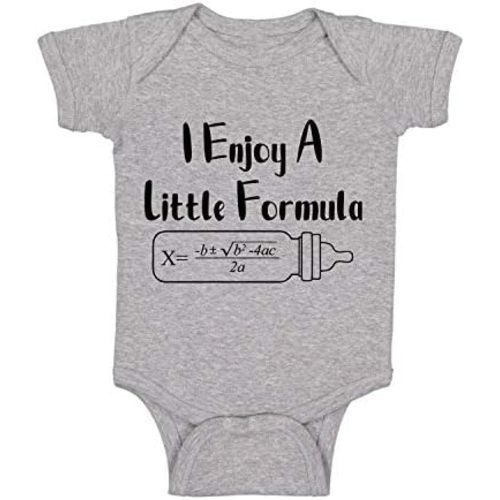 I Enjoy A Little Formula - Funny Baby Essentials Bodysuit Romper - Baby Boy Newborn Outfits