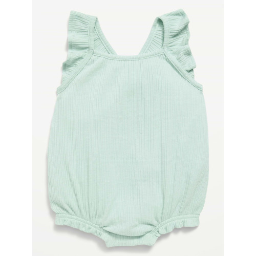 Sleeveless Ruffle-Trim Romper for Baby