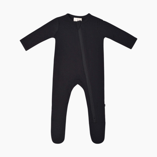 Kyte Baby Zipper Footie - Midnight, 0-3 M