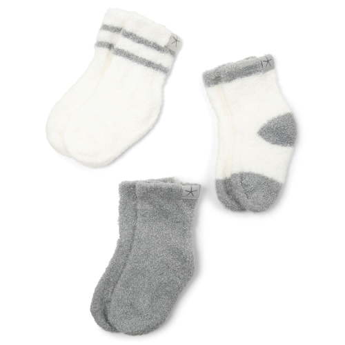 Barefoot Dreams Baby 3-Pack CozyChic Lite Sock