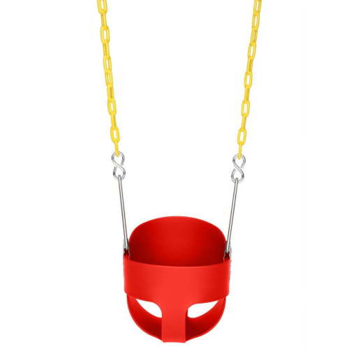 Swing Set Stuff Highback Full Bucket Swing Red