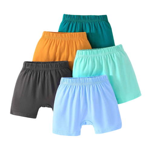 Utlike Boys Shorts 5 Packs Toddler Sport Solid Color Casual Shorts Fashion Beach Cargo Pants Shorts Size 3-6 Months