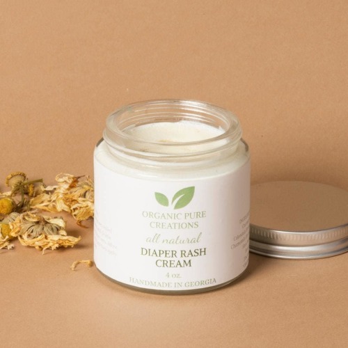Organic Diaper Rash Cream: Natural Soothing Baby Ointment with Zinc