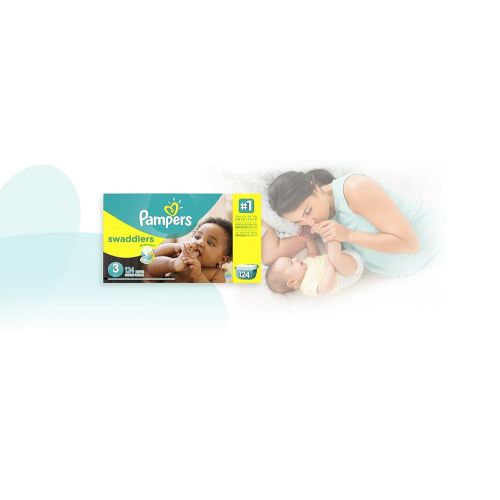 Pampers Swaddlers Diapers Size 3, 180 Count