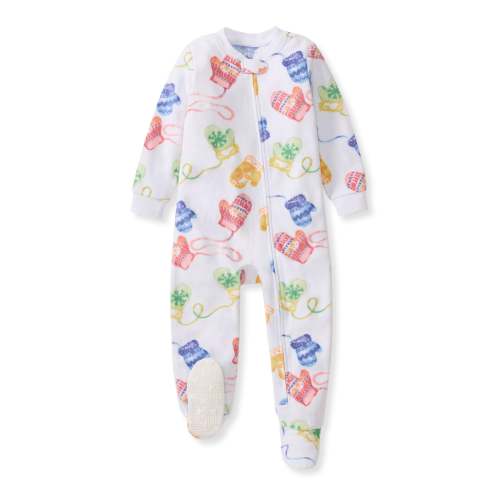 Cozy Mittens polarbee™ Recycled Polyester Fleece Sleeper – Burt's Bees Baby