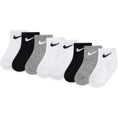 Amazon.com: Nike 8-Pack Baby/Toddler Socks, Dark Grey Heather, 6/12M : Clothing, Shoes & Jewelry