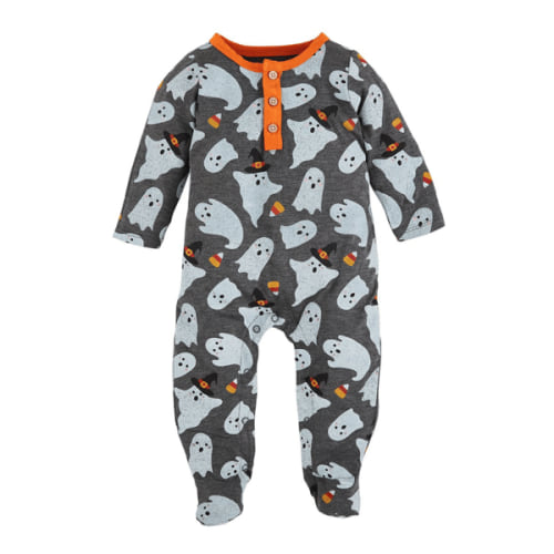 Ghost Glow Baby Sleeper | Mud Pie Ghost Baby Clothes