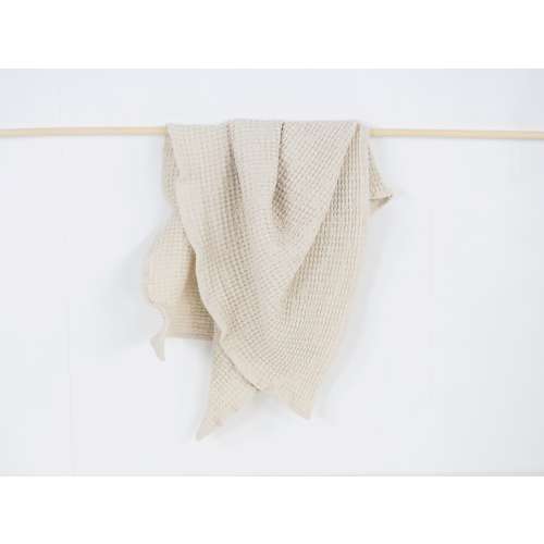 Linen baby blanket. Waffle linen blanket. Organic baby swaddle. Soft linen nursery blanket. Waffle linen kids blanket.Linen cot bed blanket