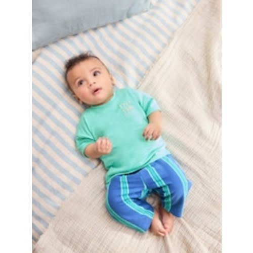 Buy Green/Blue Stripe Top and Trousers Baby Set (0mths-2yrs) from Next USA