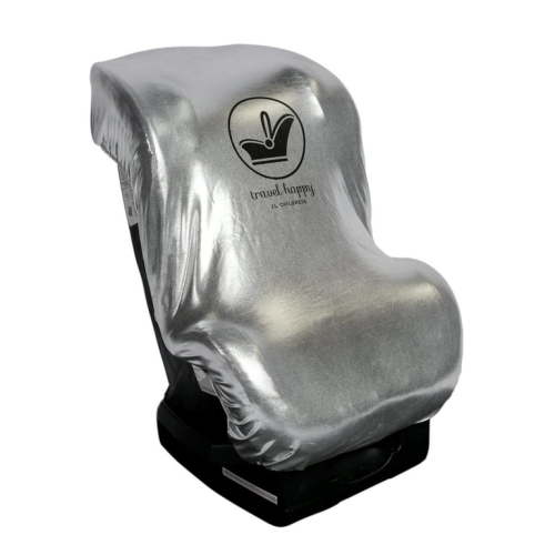 J.L. Childress Cool 'N Cover Car Seat Heat Shield and Sun Shade, Grey. Adult Use only.