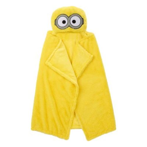 Minions Kids' Wearable Hooded Blanket One Size Fits Most