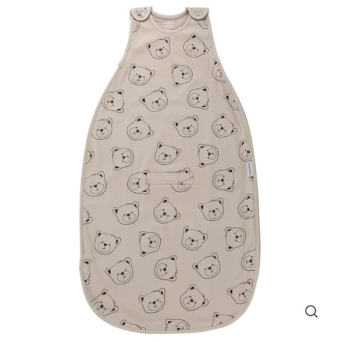 4 Season® Ultimate Baby Sleep Bag, Merino Wool & Organic Cotton, Teddy Bear
