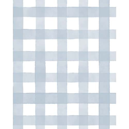 Watercolor Gingham Wallpaper – Nestig