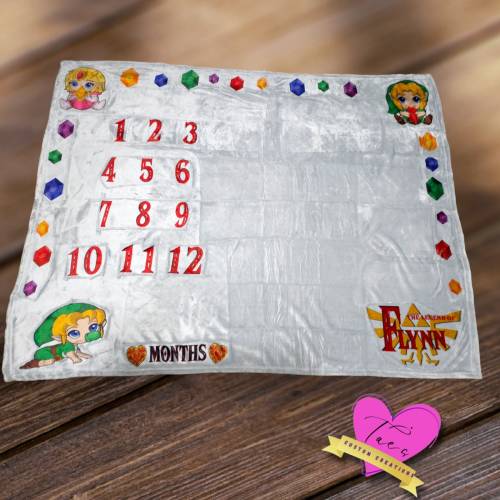 Baby Zelda Milestone Blanket