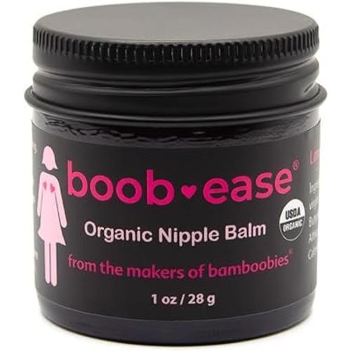 Bamboobies Women's Nipple Cream, Organic Cream for Soothing Skin, Nipple Balm, 1 oz (Pack of 1)