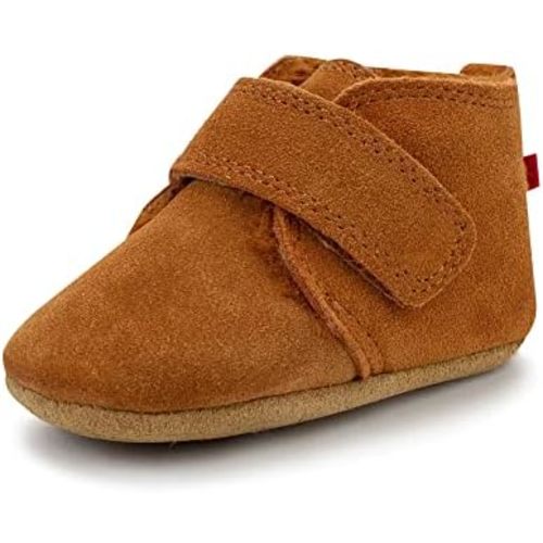 Zutano Unisex Baby Leather Shoes, Faux-Fur-Lined Booties, Winter Boots for Babies