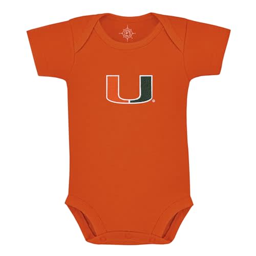 College Baby NCAA Infant Solid Bodysuit Short Sleeve – Unisex, (0-12 Mos)