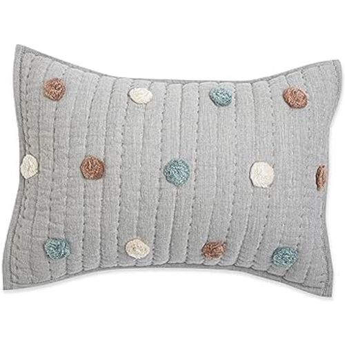 Crane Baby Decorative Quilted Pillow, Rainbow