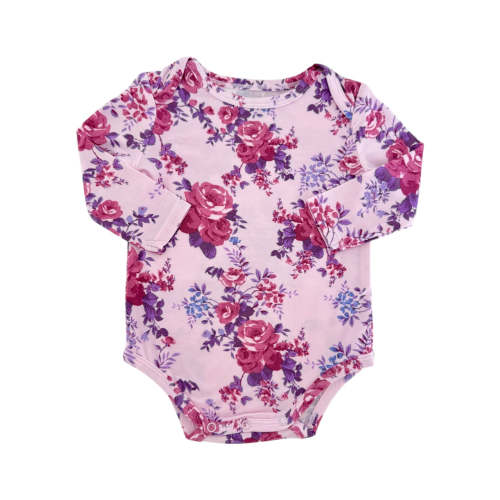Long Sleeve Bodysuit, Violet Rose