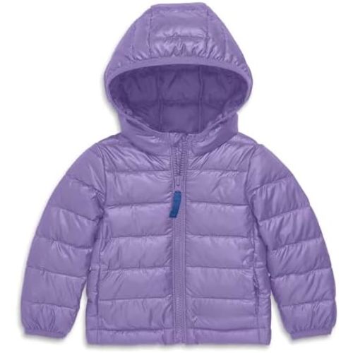 Primary Baby Lightweight Puffer Jacket, Water-Repellent and Windproof, Made with 100% Recycled Materials