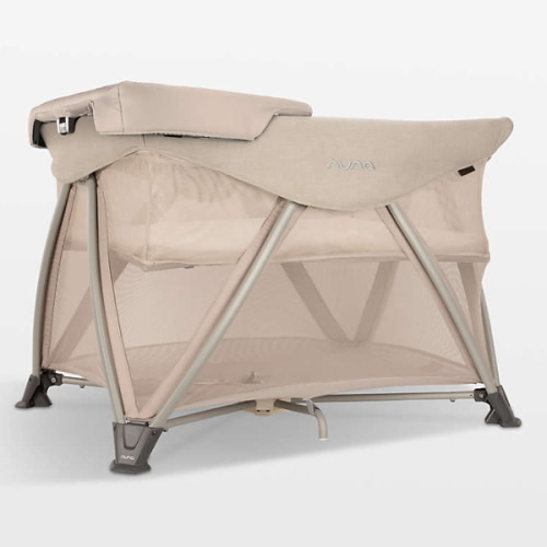 Nuna ® SENA ™ aire Brown Playard, Travel Crib & Changing Table