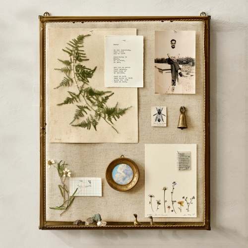 Your Story Brass Display Cabinet – Magnolia