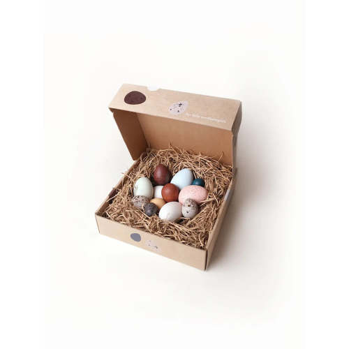A Dozen Wooden Bird Eggs - Moon Picnic– Odin Parker