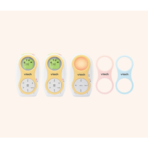 2 Parent Unit, Digital Audio Baby Monitor Enhanced with up to 1,500 ft of Range, Talk Back Intercom & Night Light