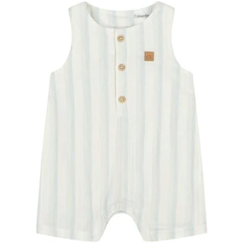Calvin Klein baby-boys Romper With Hat