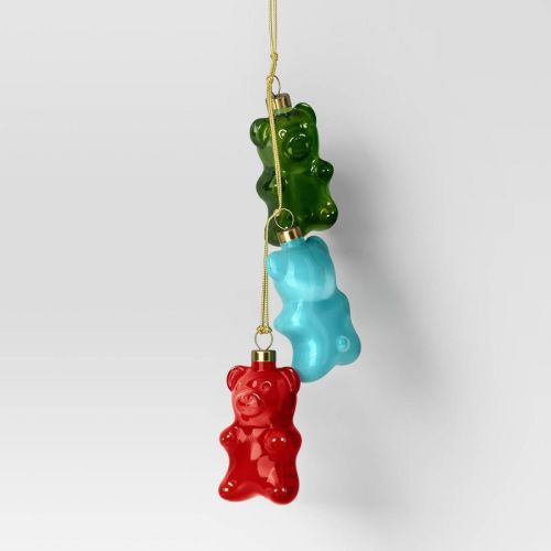 Christmas Set of 3 Gummy Bear Ornament - Wondershop™