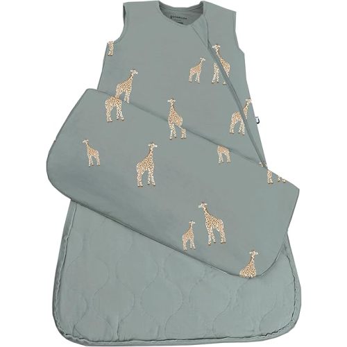 GUNAMUNA günamüna Unisex Baby, Toddler Wearable Blanket, Sleeping Bag Bamboo Rayon, Sleep Sack with Diaper Zipper, 1.0 TOG