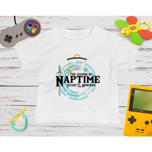 Legend of Naptime: Tears of the Nursery Tee Video Game Baby Tee Shirt