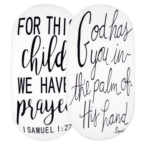 2 Pcs Stretchy Baby Fitted Bassinet Sheets Cradle Moses Basket Oval Rectangle Pad Sheet Mattress Cover Crib Bed Sheet