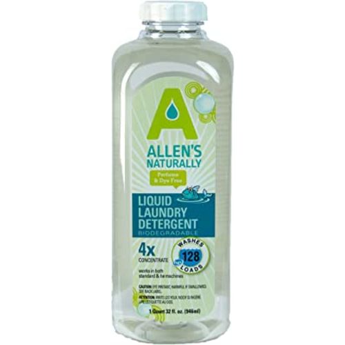 Allens Naturally Liquid Soap Laundry Detergent 1 Quart/ 32 fl oz
