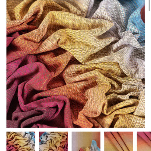 Solstice Fire Woven Wrap by Girasol | Girasol Woven Wrap – Little Zen One